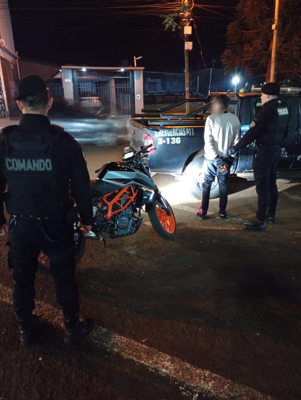 San Vicente: detuvieron a un joven que intentó vender una moto robada en Buenos Aires